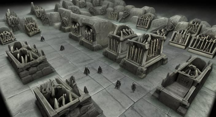 Necropolis Dungeon Lair Underworld Crypt Tombs