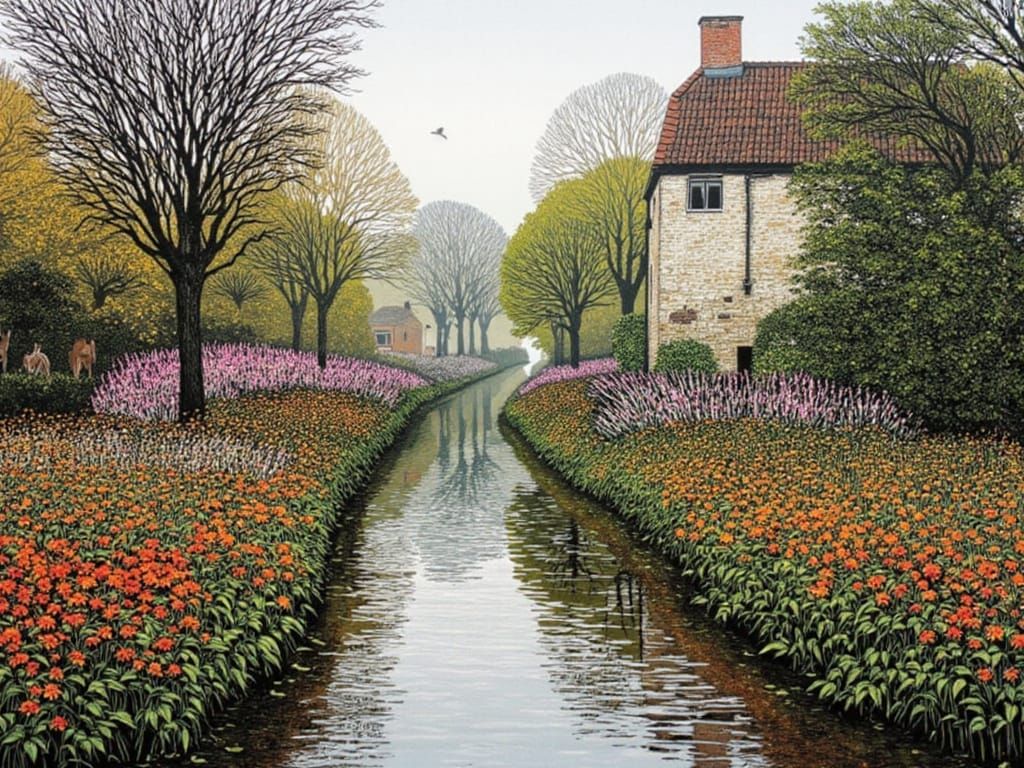 Charming Street Scene in Rønne, Bornholm