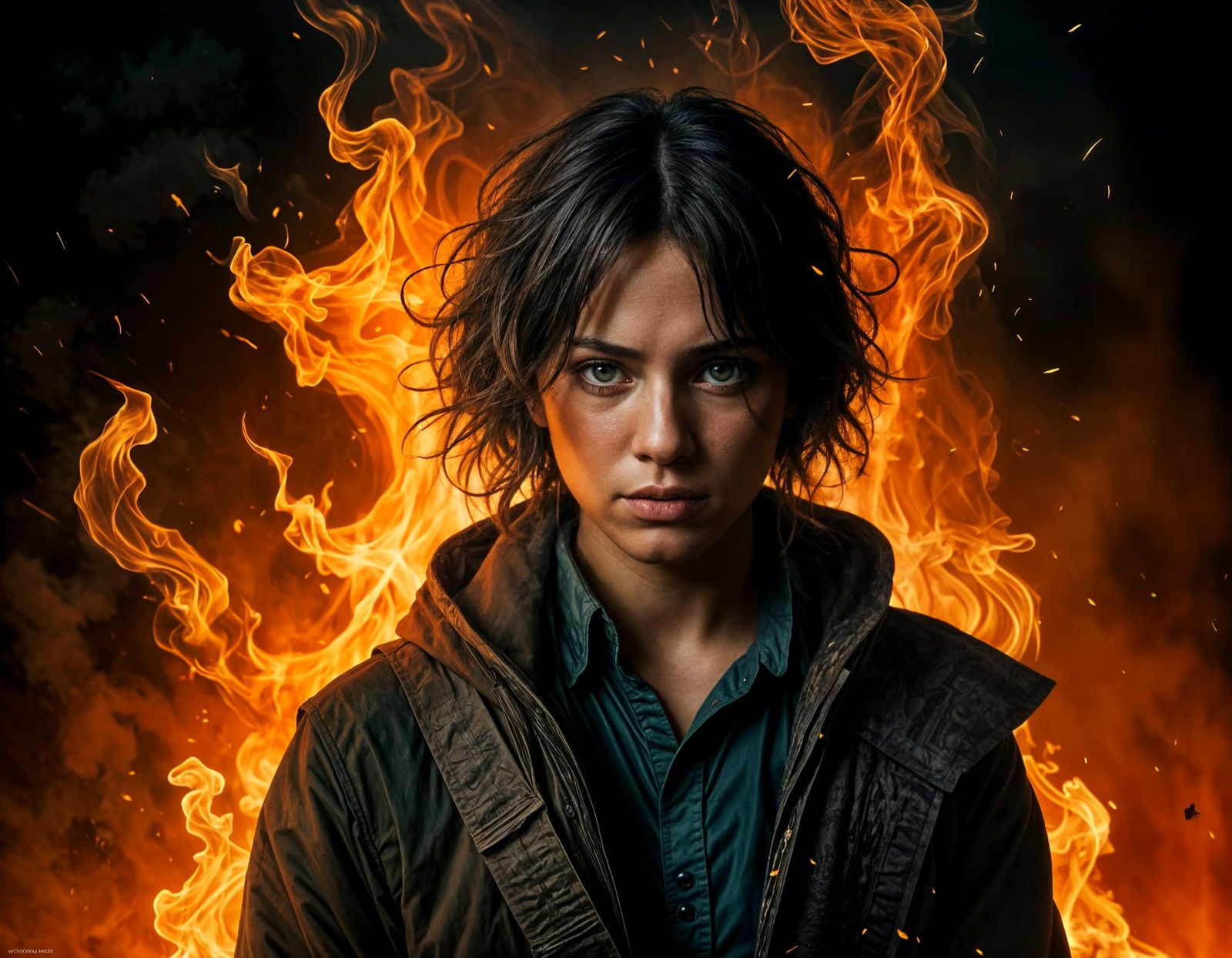 Epic Cinematic World of Fire and Blood in Whimsical, Maximal...