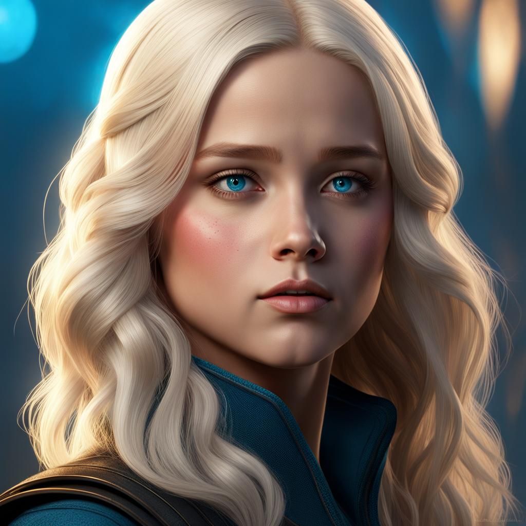 Girl Chosen for Hunger Games: Detailed Matte Painting