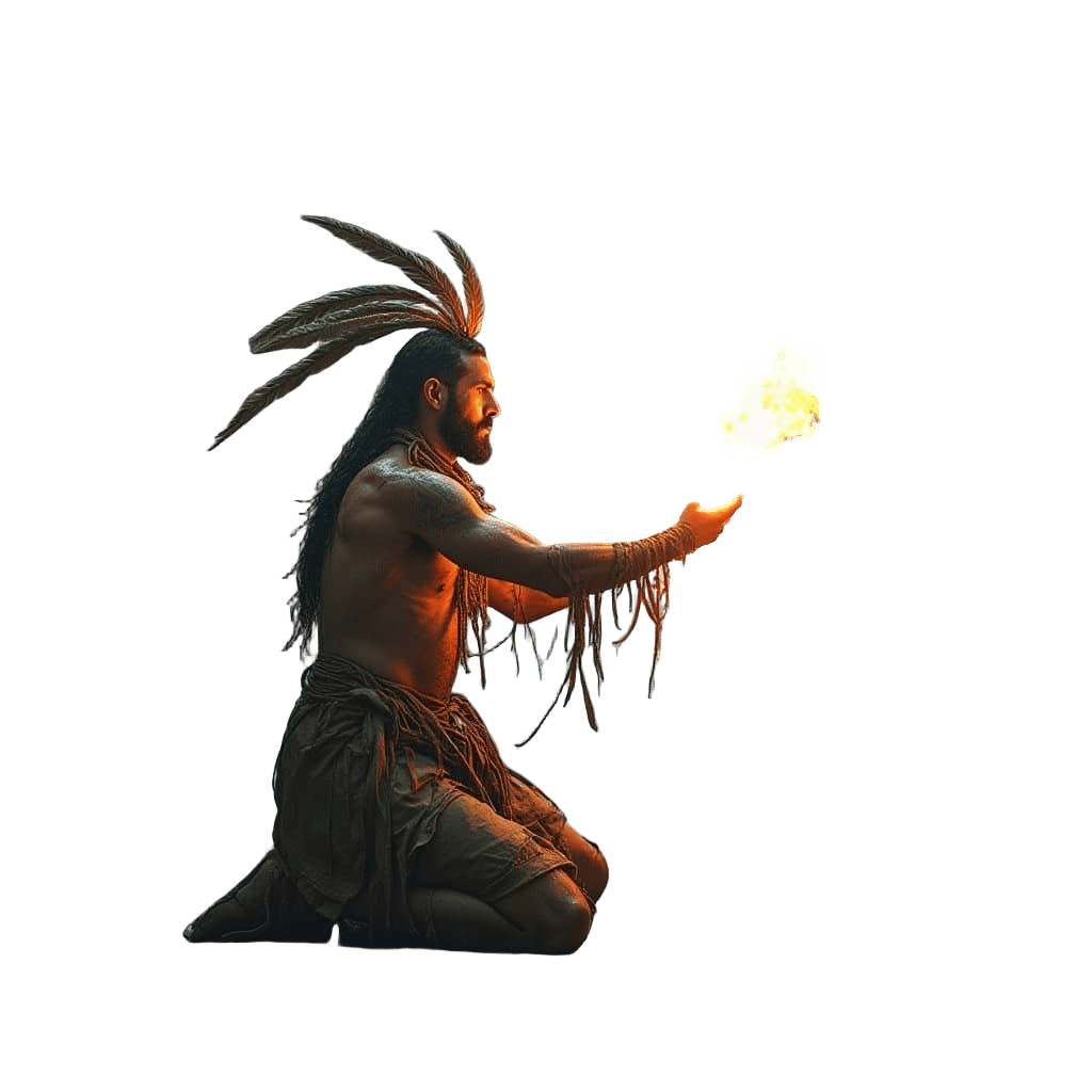 Shadowrun Shaman Summons Fire Elemental in Urban Alleyway