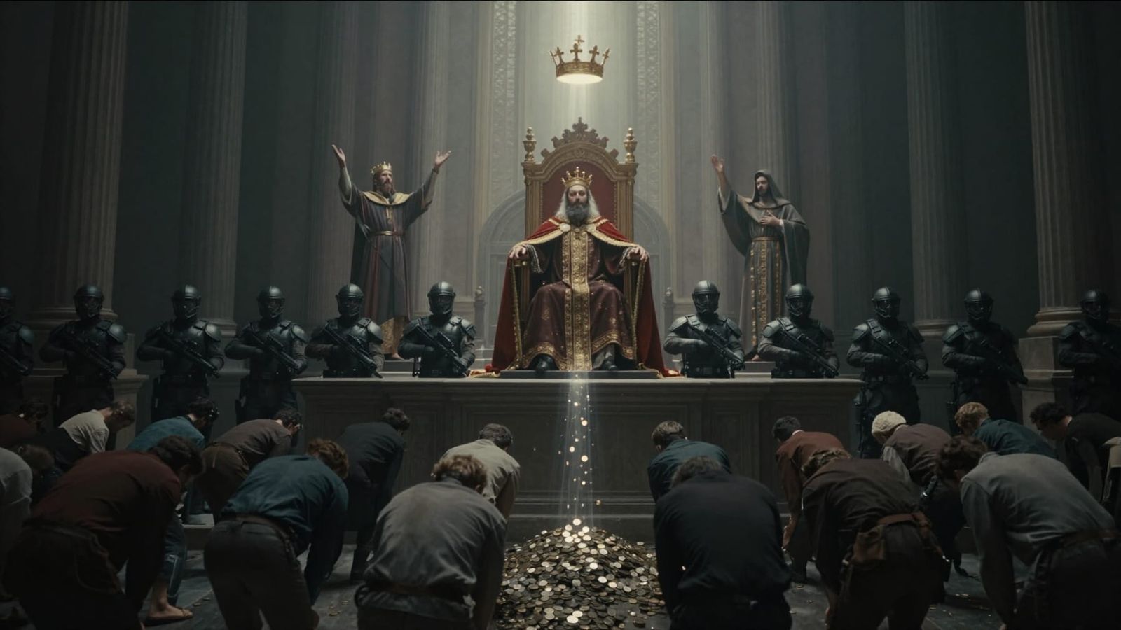 Cinematic Power Triangle: King, Church, and Oppressed People