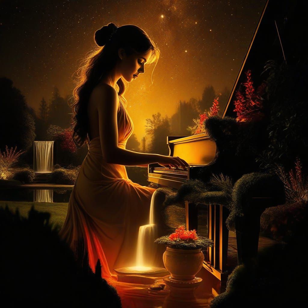 Golden Dreamscape Elegance