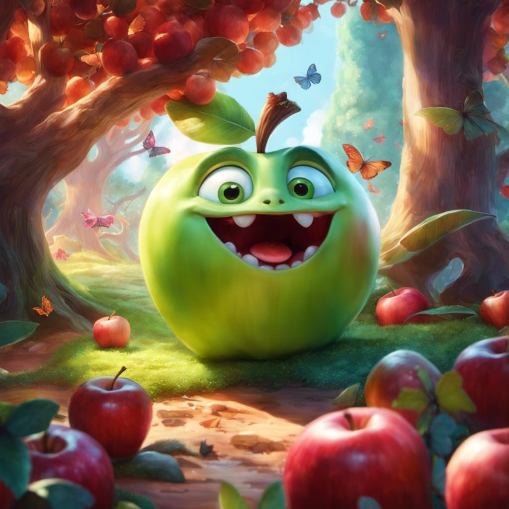 Little apple monster