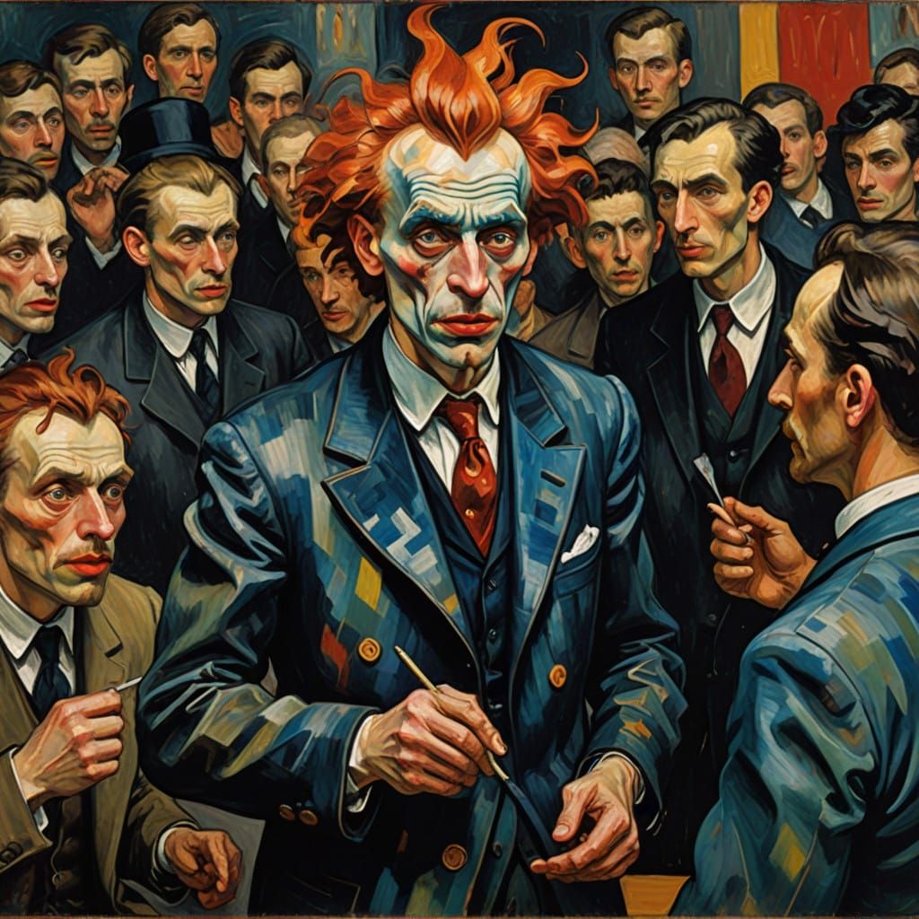 Jester Stirs Frenetic Chaos in Political Debate