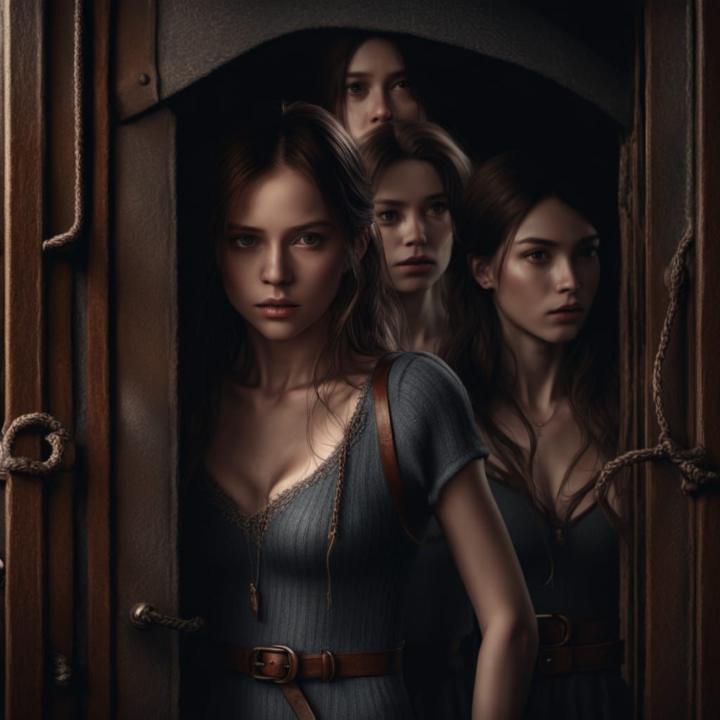 Person Standing in Natural Lighting: Digital Art