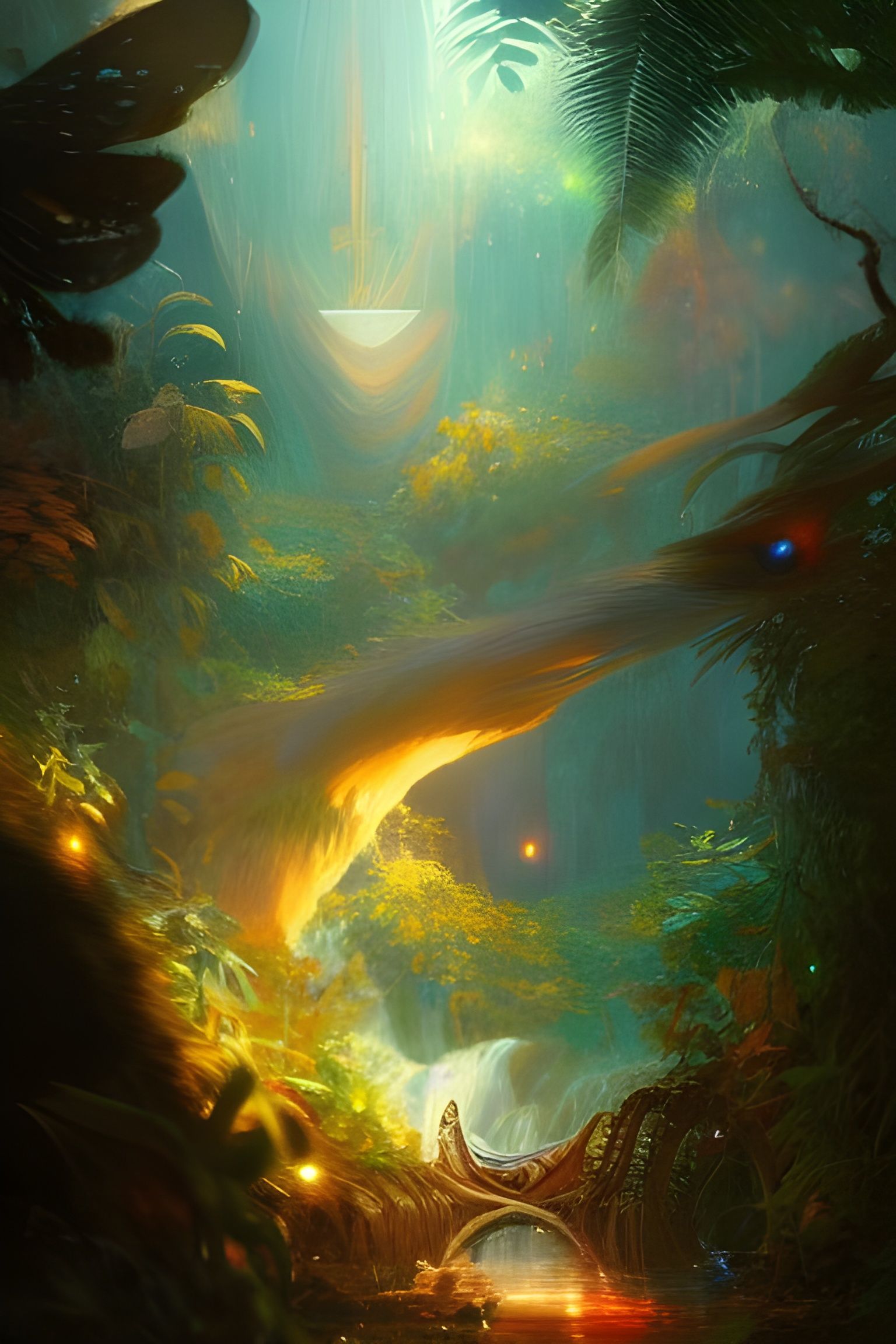 Ayahuasca Spirit World Digital Masterpiece