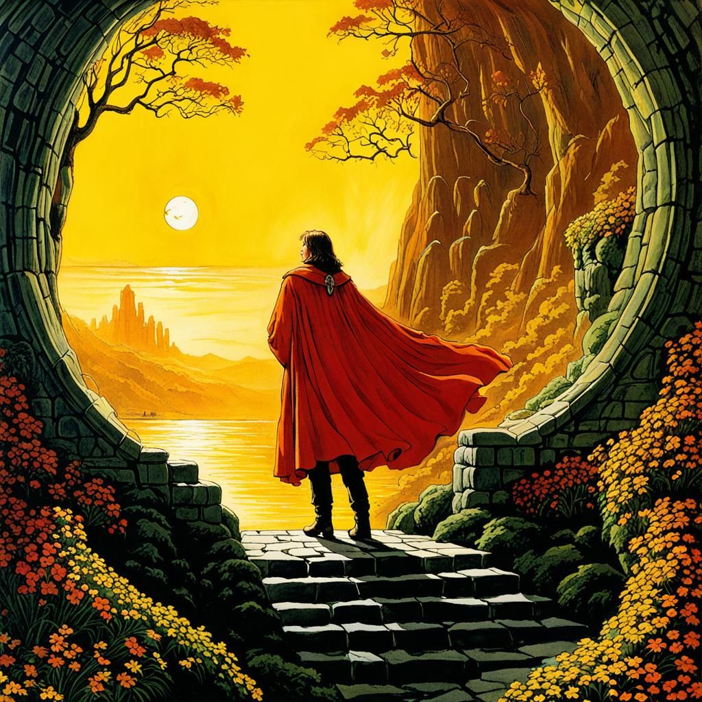 Corwyn of Amber: High-Resolution Character Illustration