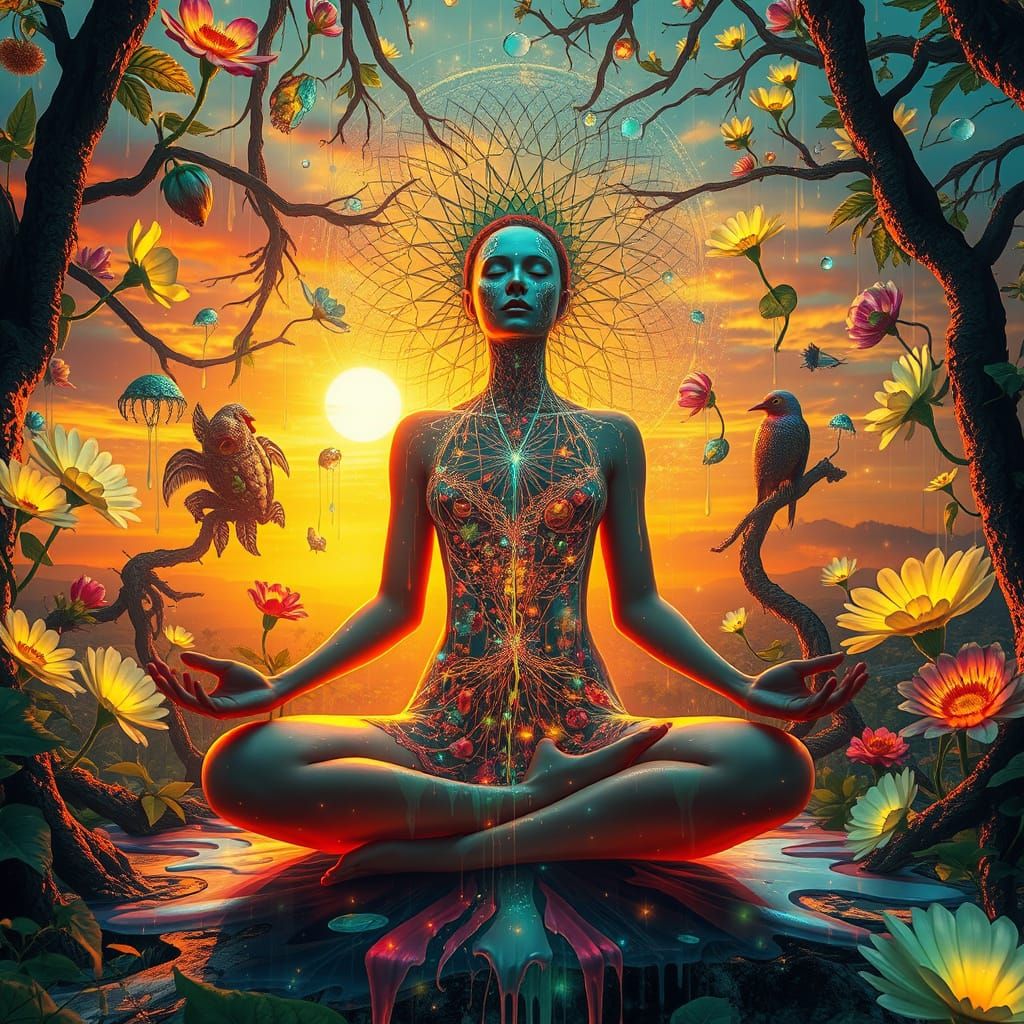 Melting Colors of a Mystical Realm