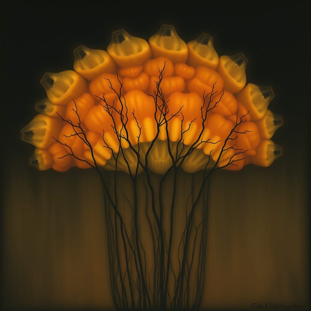 Geologicalpunk Masterpiece in Vibrant Hues