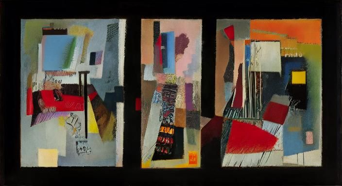 Abstract Alchemy in Impasto Style