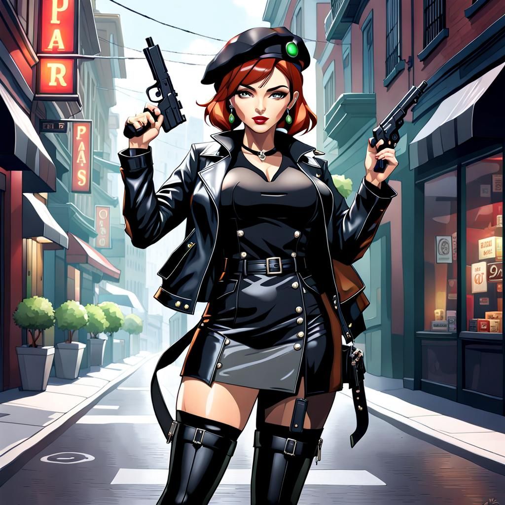 Female Spy Character