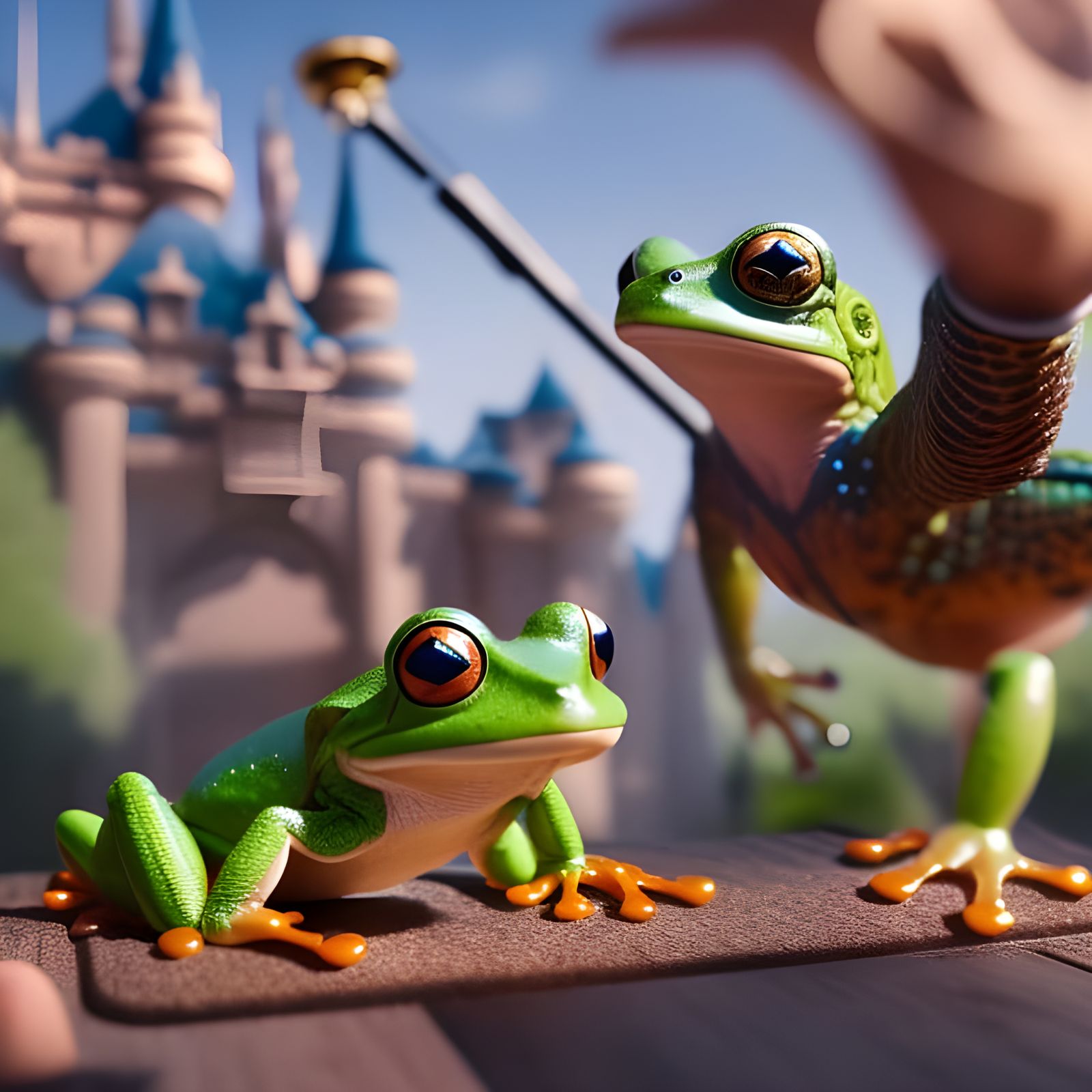 Photofantasy- "Stay there, young Francis. Let's get a picture together" *Frogite poses with his younger brother after re...