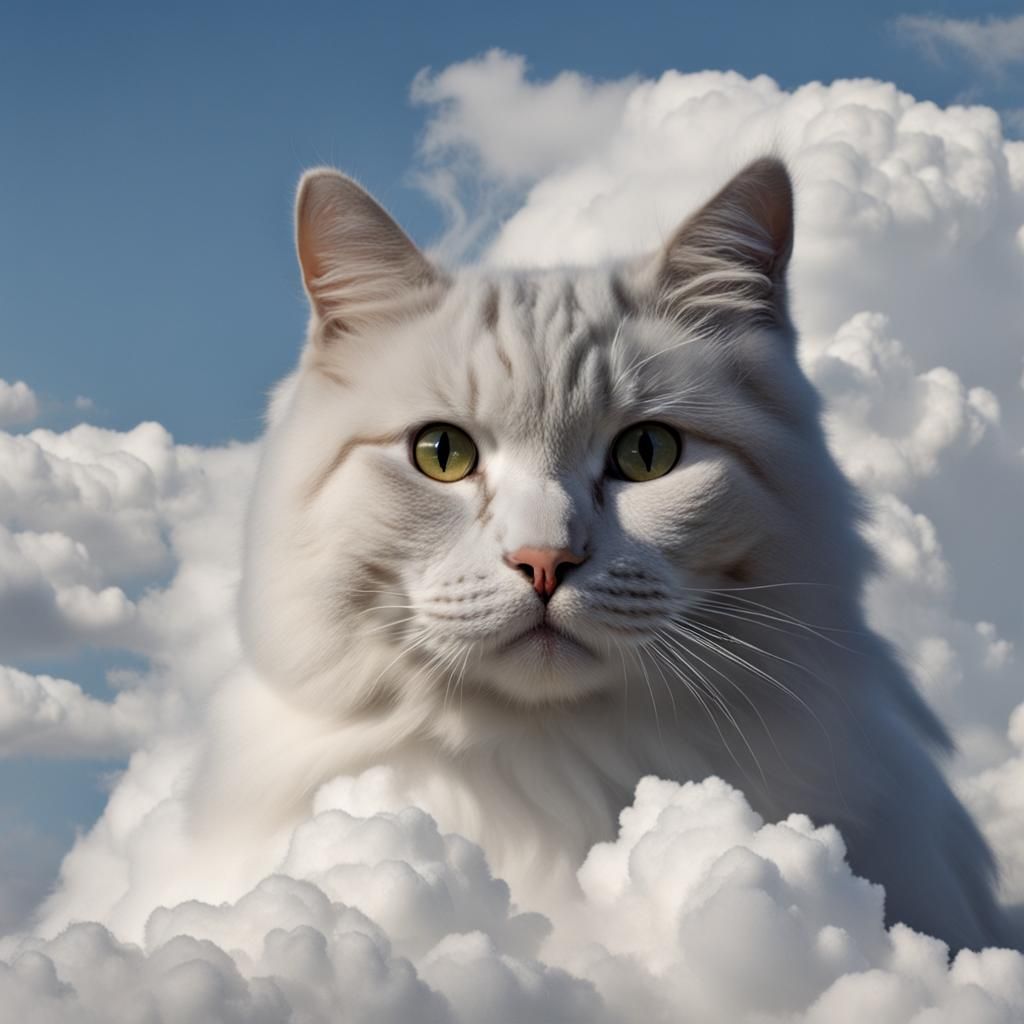 Cloud Cat: A Whimsical Sky Creature