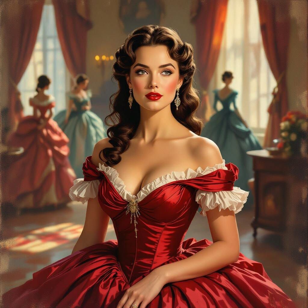 Scarlett O'Hara in Iconic Gone With the Wind Gowns