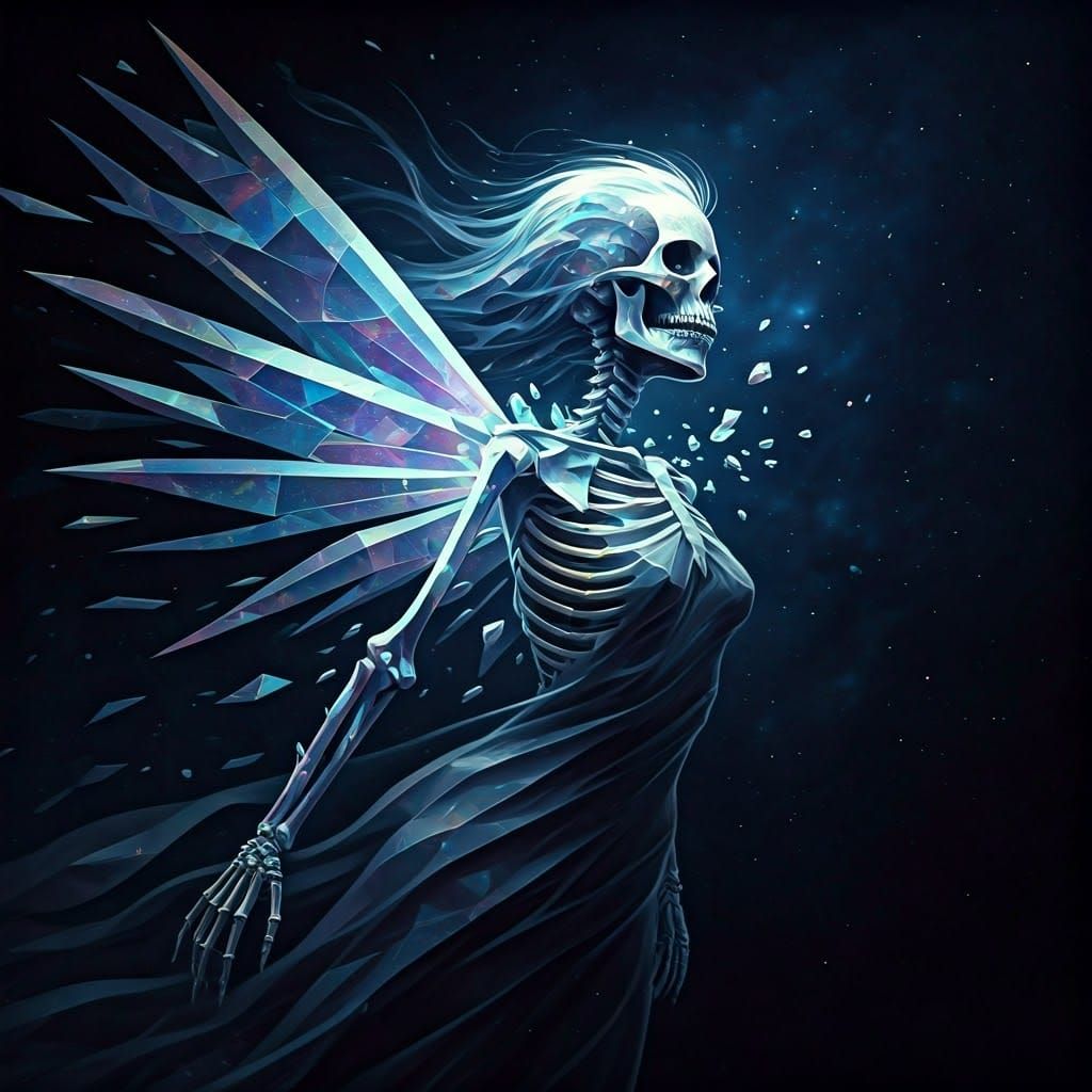 Crystallized Cosmic Fairy Dissolving into Starlight