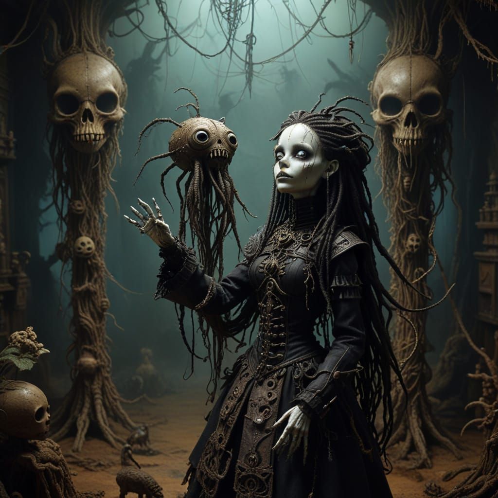 STEAMPUNK DREADLOCK DOLL AT GOTHAM