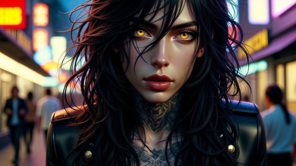 Latina Biker Portrait in Fine-Art Photography Style