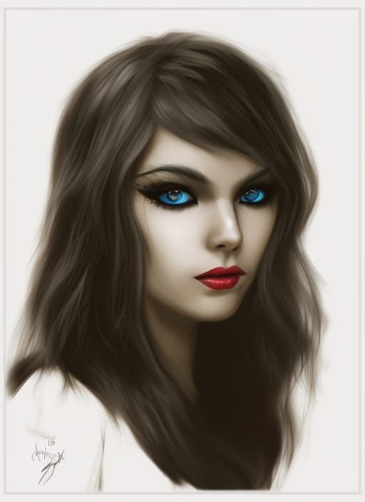 Detailed Black Cat Furry Girl Portrait in 4K