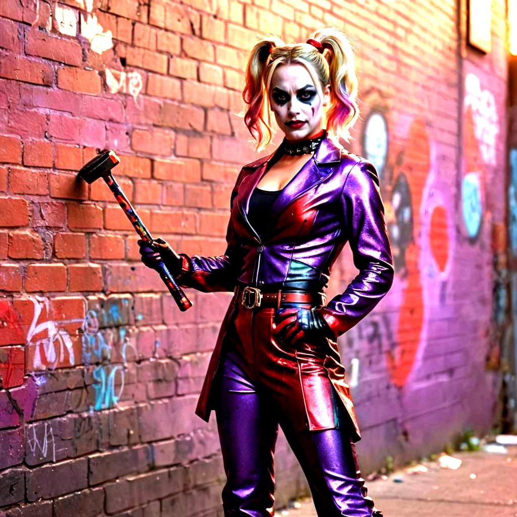 Kaley Cuoco as Harley Quinn in Film Still
