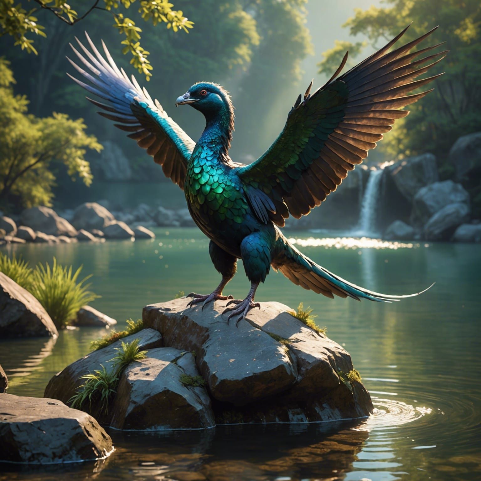 Eosinopteryx but bigger.