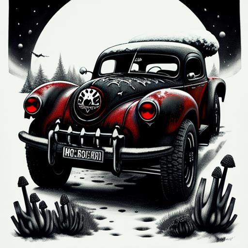 Demonic Noir Ink Supercar: Winter is Coming