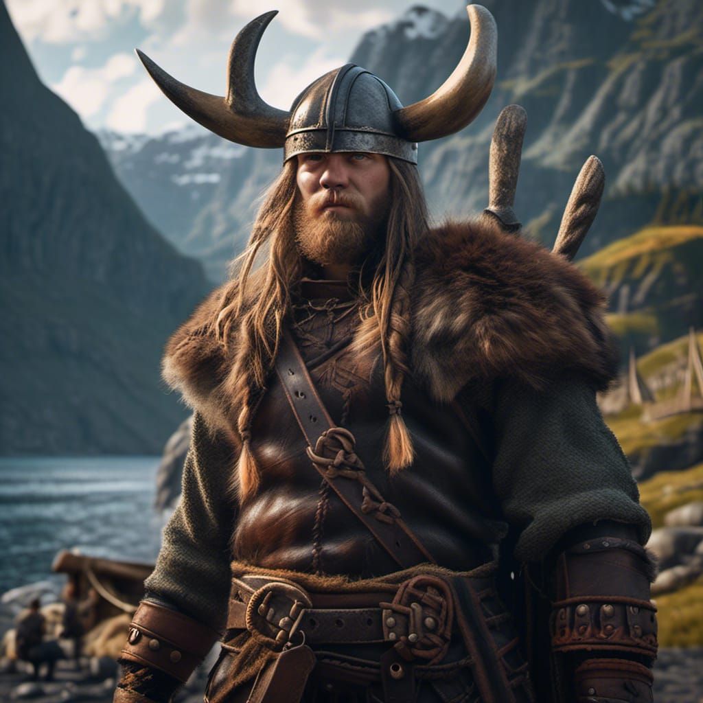 Scowling Viking