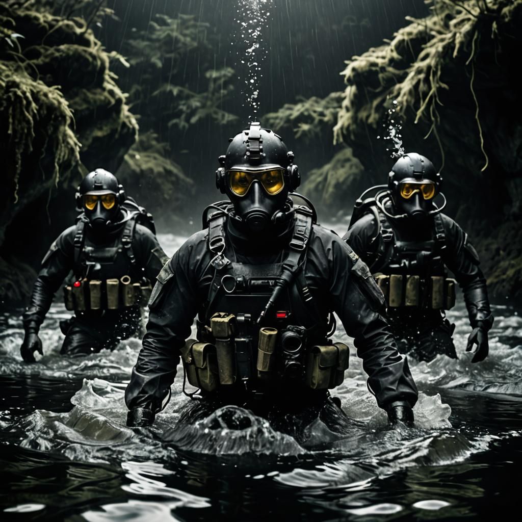 Norwegian Frogmen in Action: Cinematic Underwater Stealth