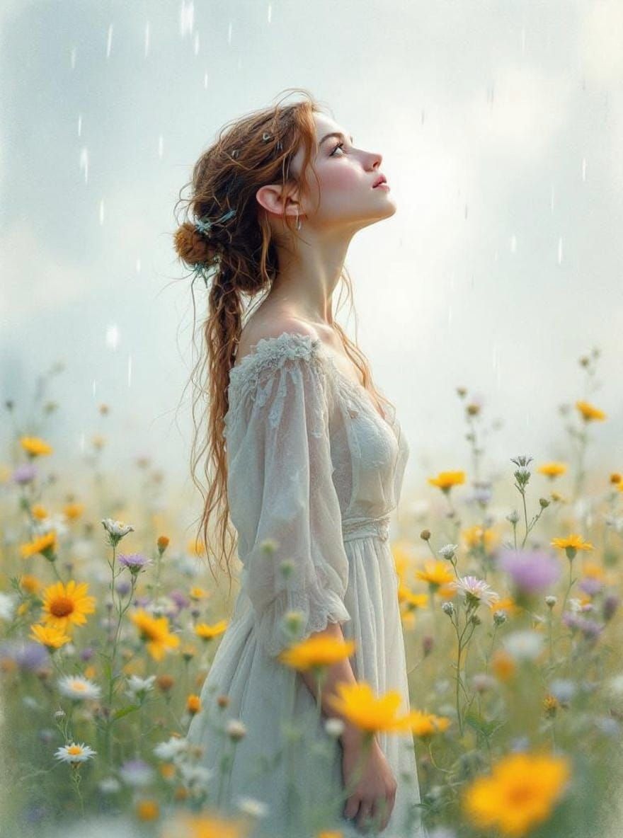 Elf Portrait with Human Ears