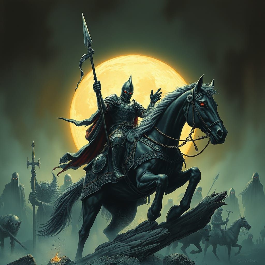 Oathbreaker Knight and Ghostly Steed