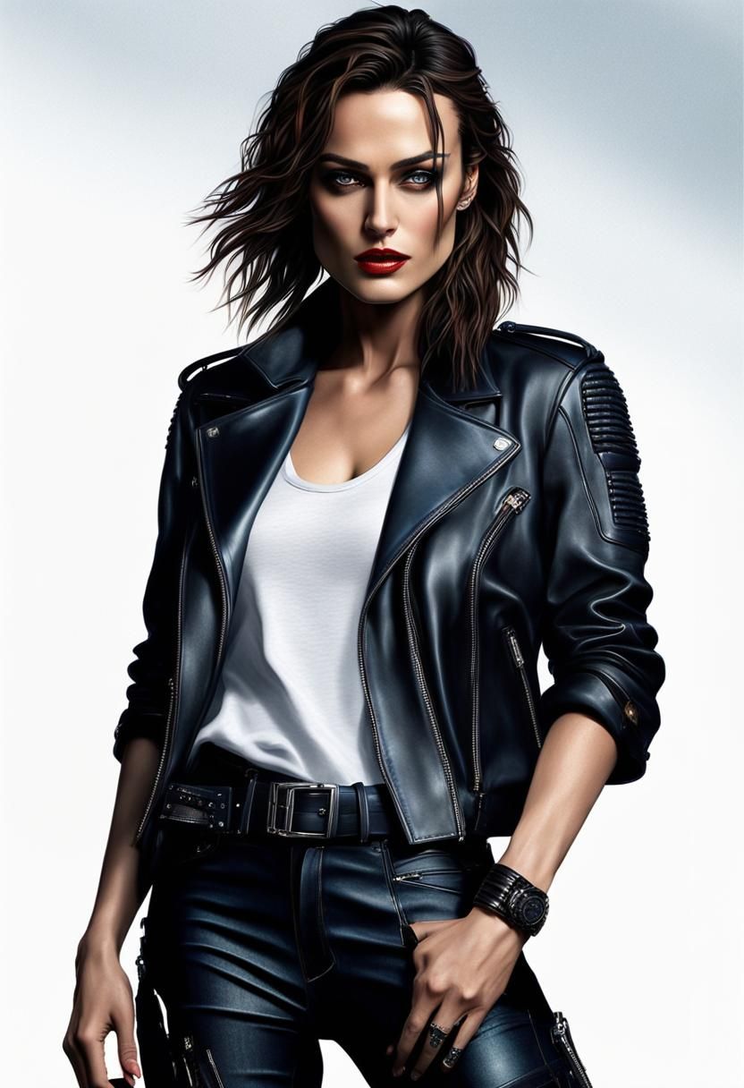 Cyberpunk Rockstar Model in London