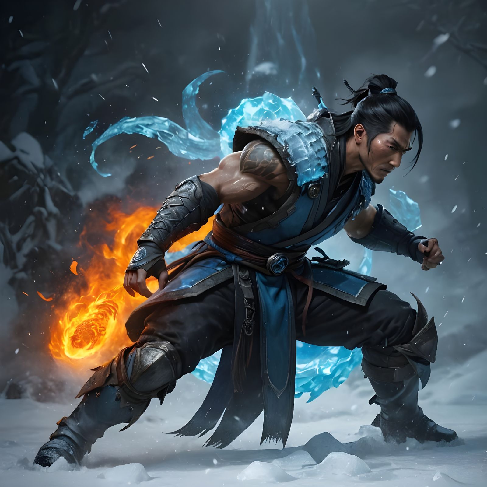 Kuai Liang: Ice and Fire Duality in Mortal Kombat