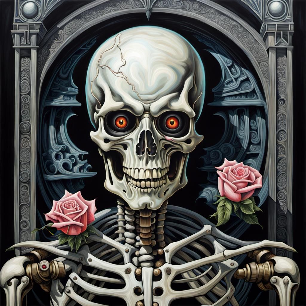 Life goes on / skeleton