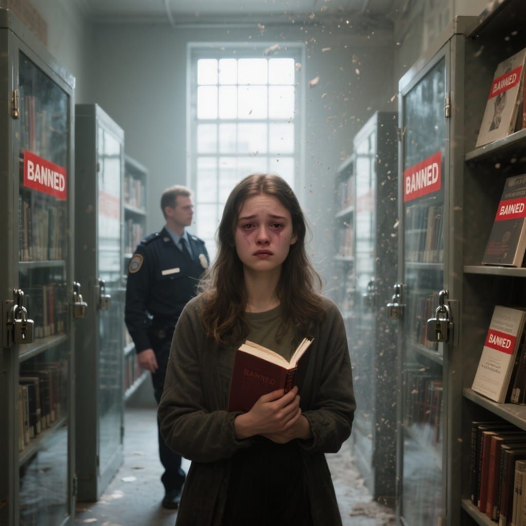 Censored Library: A Scene of Silenced Voices