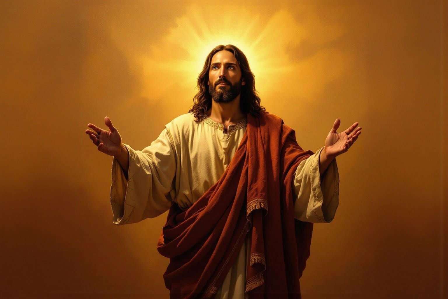 Jesus Christ With Open Arms