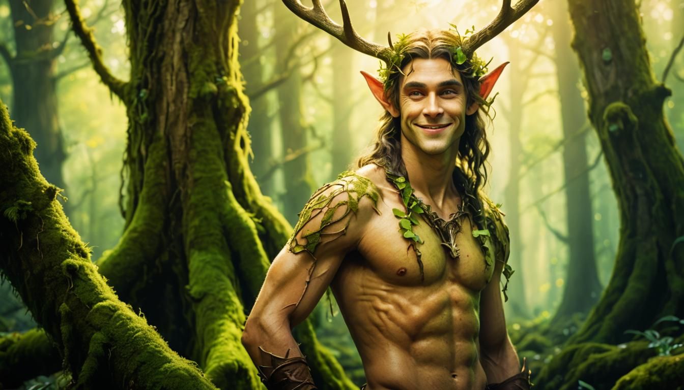 Antlered Druid Man 2