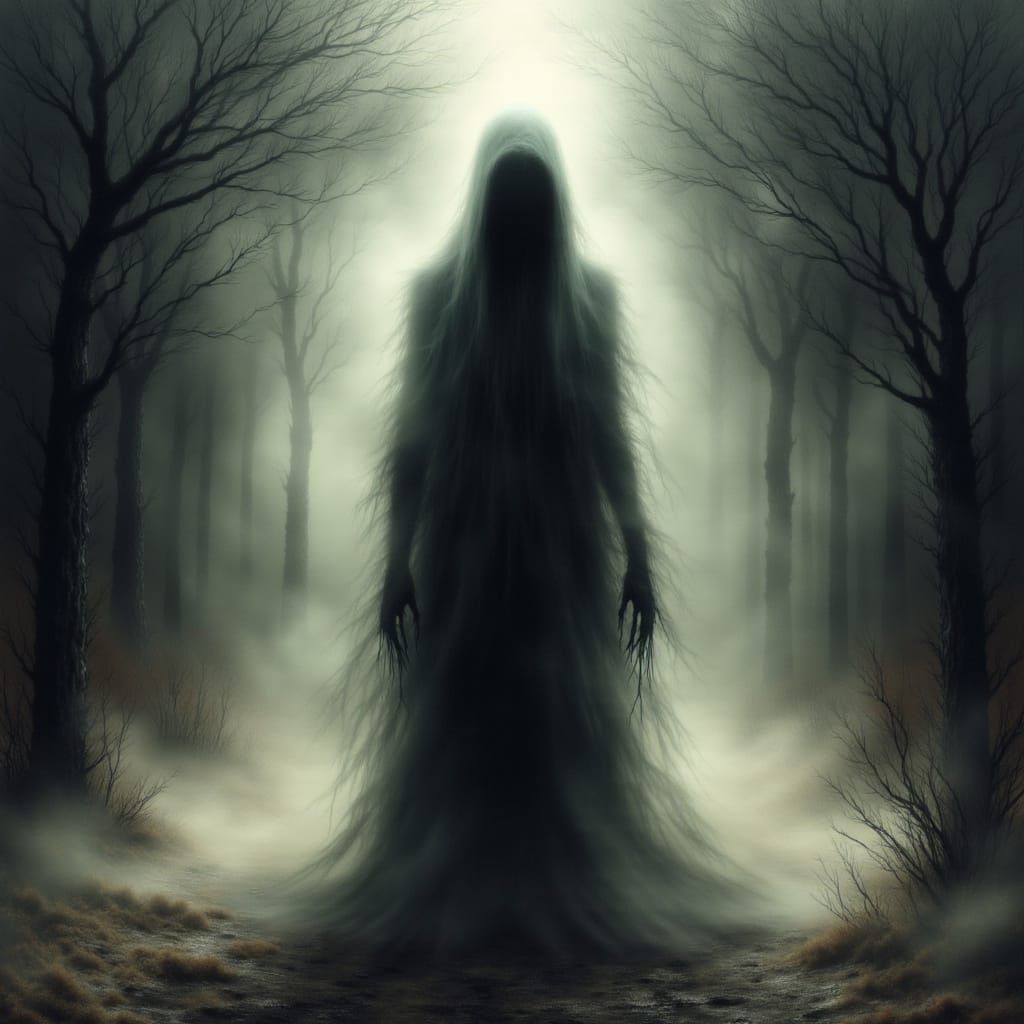 Halloween masterpiece. Dramatic lighting. dramatic pose. Spo...