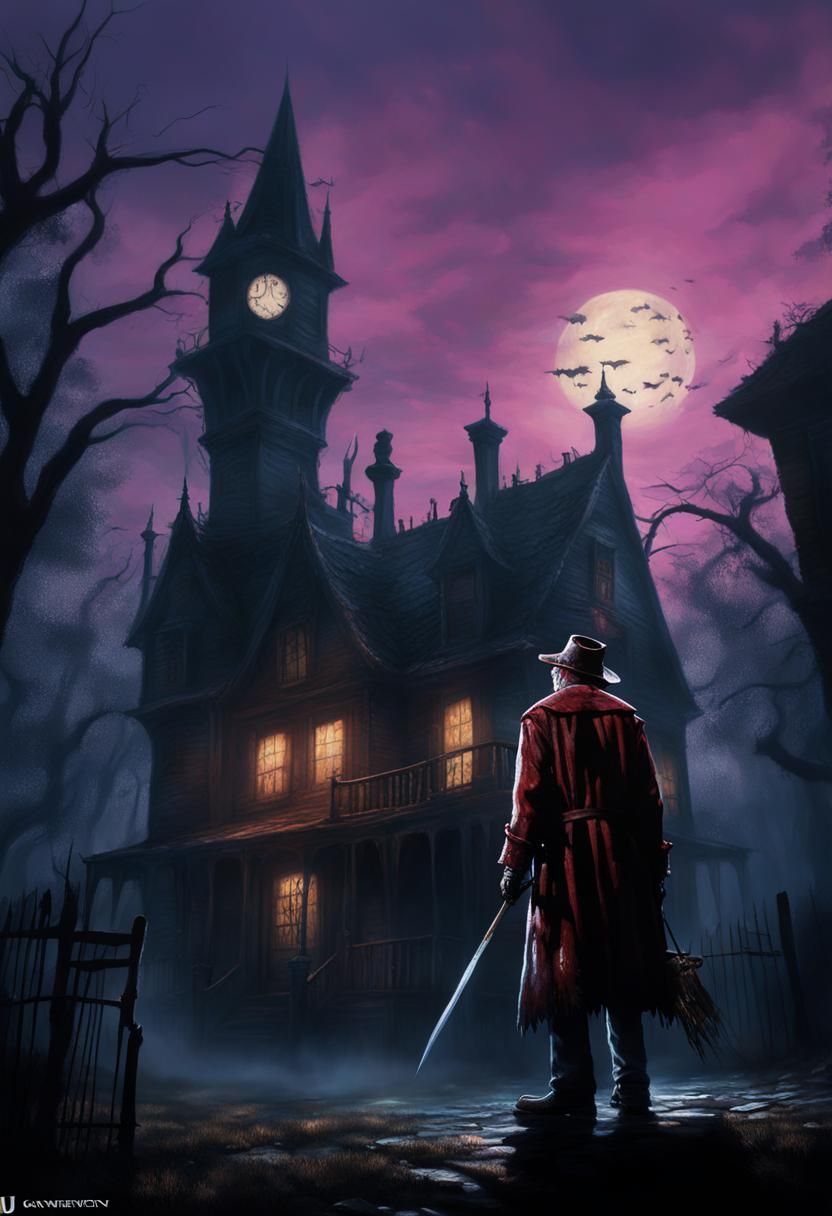 Freddy Krueger in Obscure Dream, Cinematic HDR