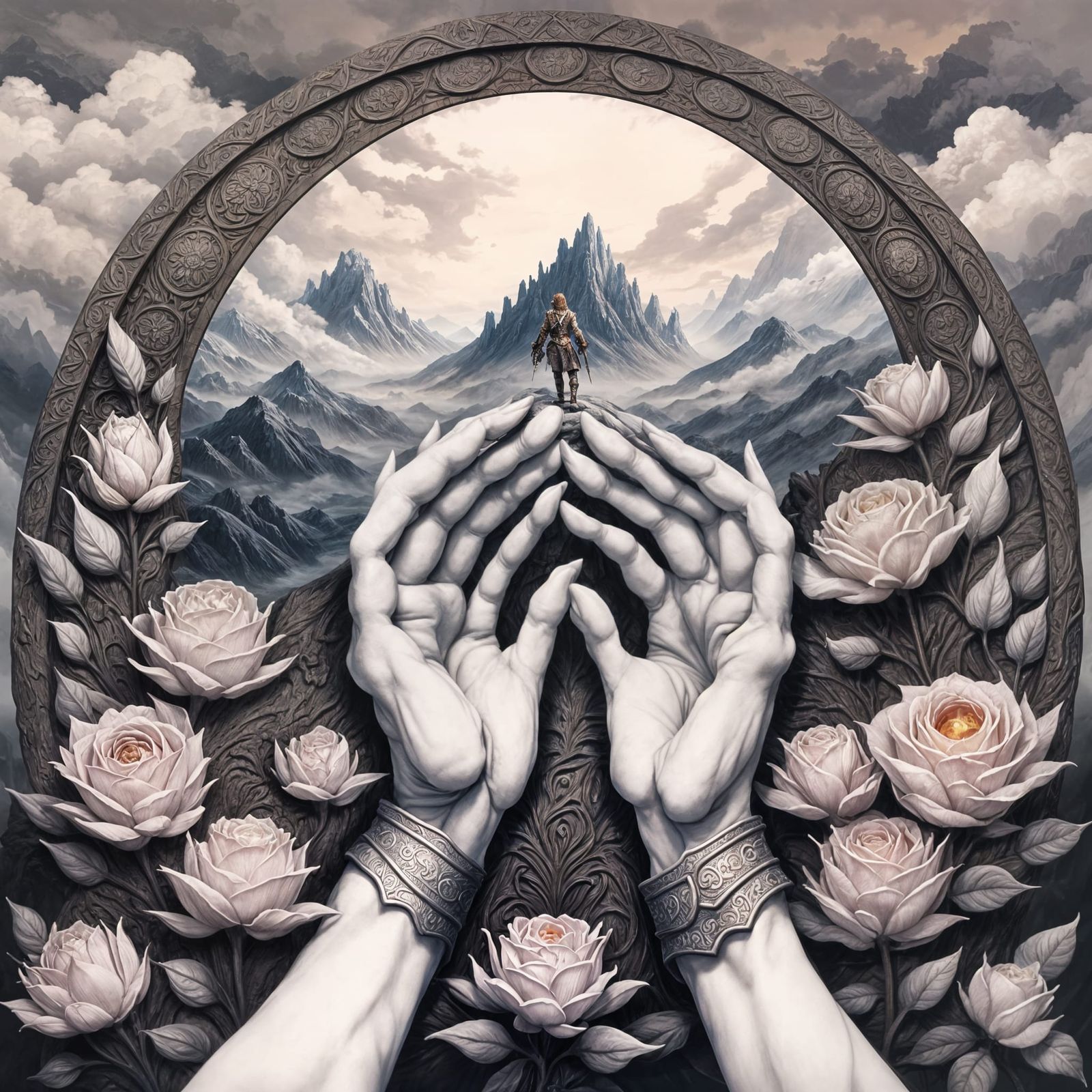 Hyperrealistic Detailed Matte Painting in Deep Color