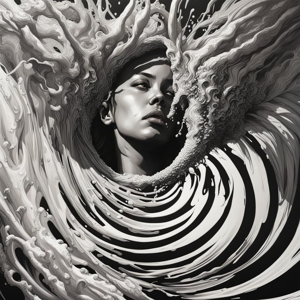 Hyperrealistic Portrait with Dramatic Lighting