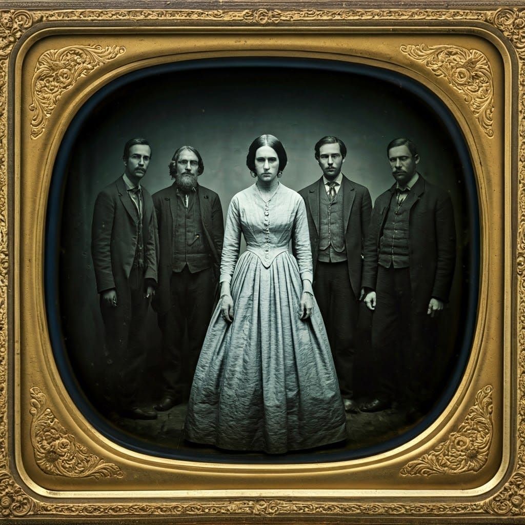 Terribly happy people from the late 1800s