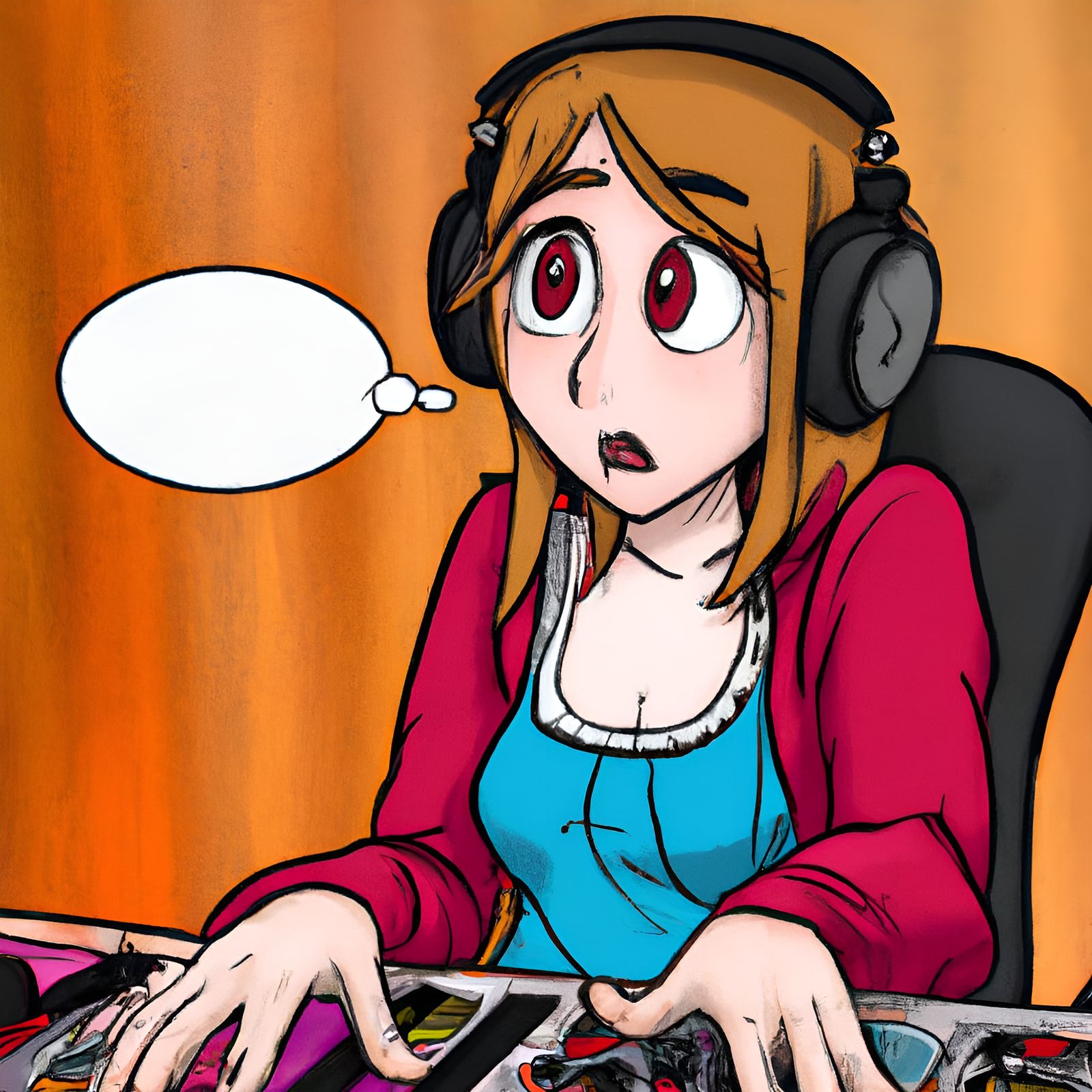 Becca's Compression Realization: Intricate Comic Art