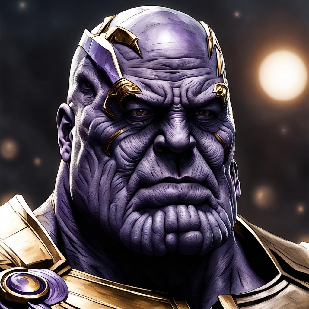 John Goodman as Thanos: Realistic Digital Art