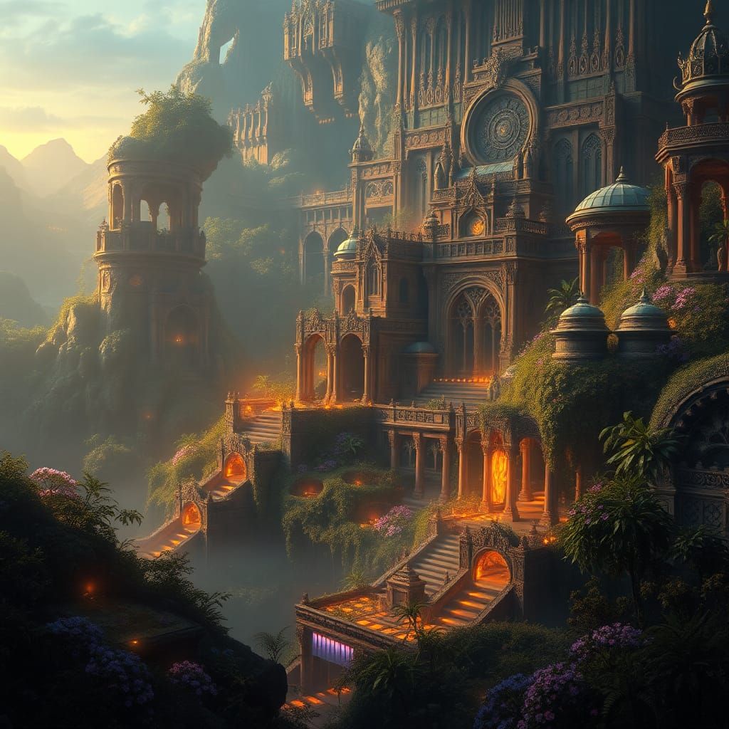 Lost Metropolis Reclaimed by Nature in Unreal Engine
