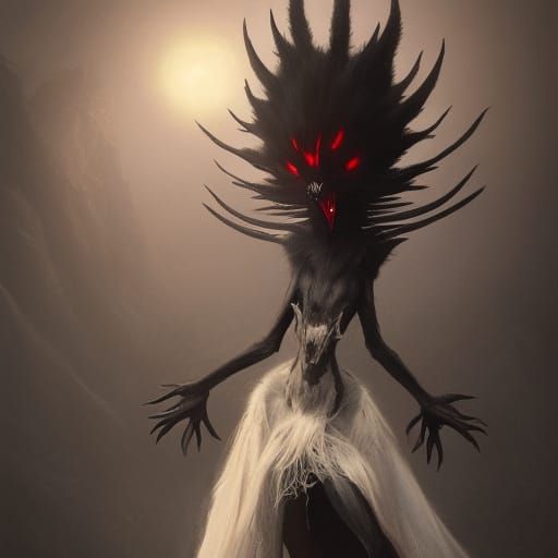 Sith Lord Stolas Goetia in Dark Fantasy Style