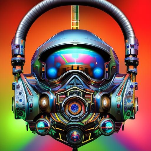 Technocore Mind Meld: Hyperrealistic Occult Digital Art