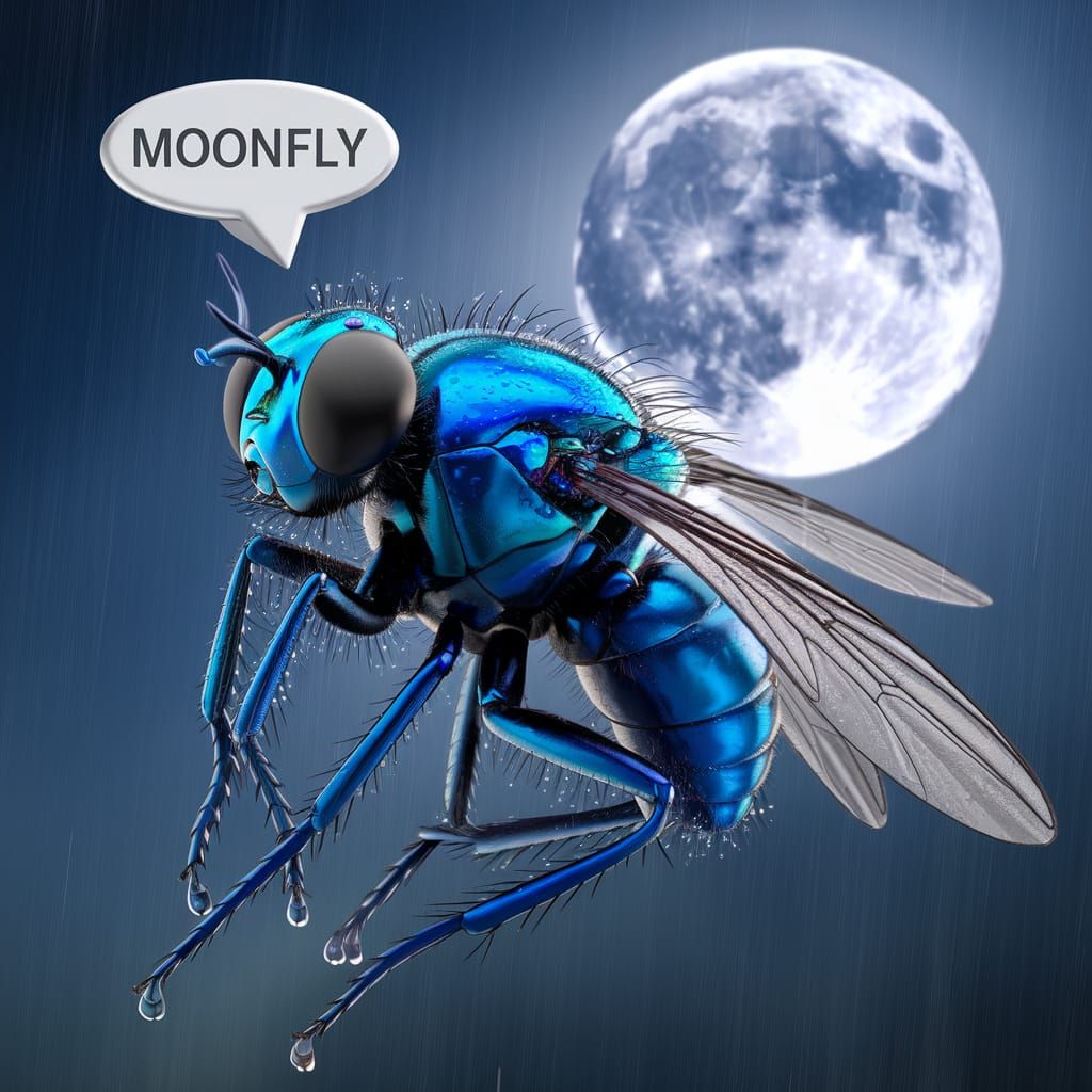 "MOONFLY" is flying to NightCafe 🤣