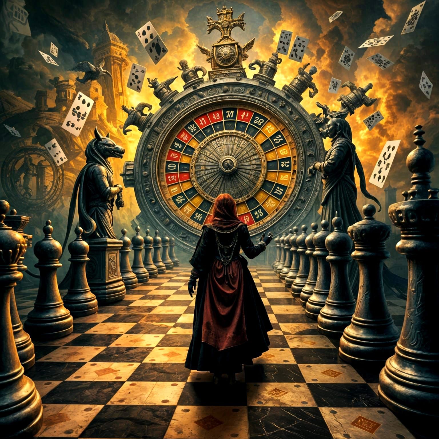 Surreal Transition: Giger to Kinkade in Colorful Realism