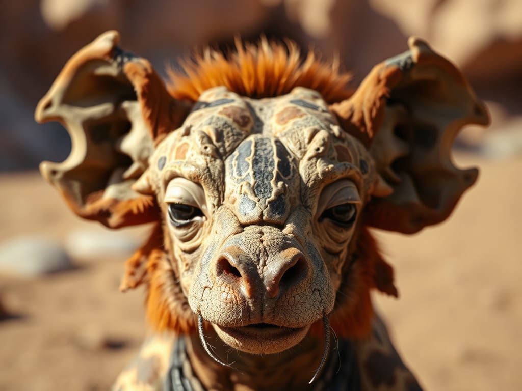 Realistic Wildlife Photography of Unknown Creature