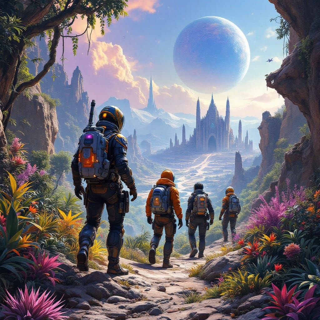 Space Explorers Unveil Ancient Alien City in Dazzling Hyperr...